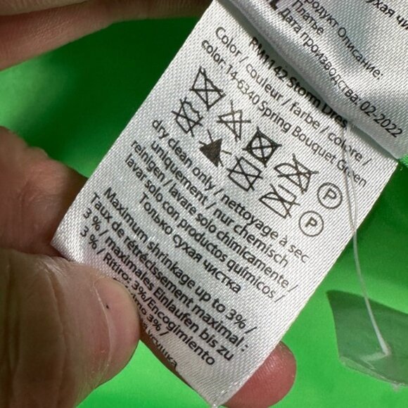 NEW Remain Birger Christensen Green Storm Mini Dress Size 4 Collared Bright NWOT - Picture 9 of 13